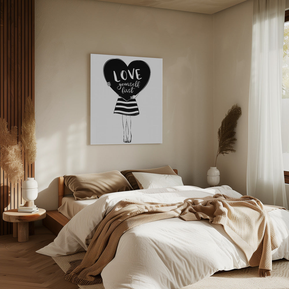Liebe dich selbst | Leinwand