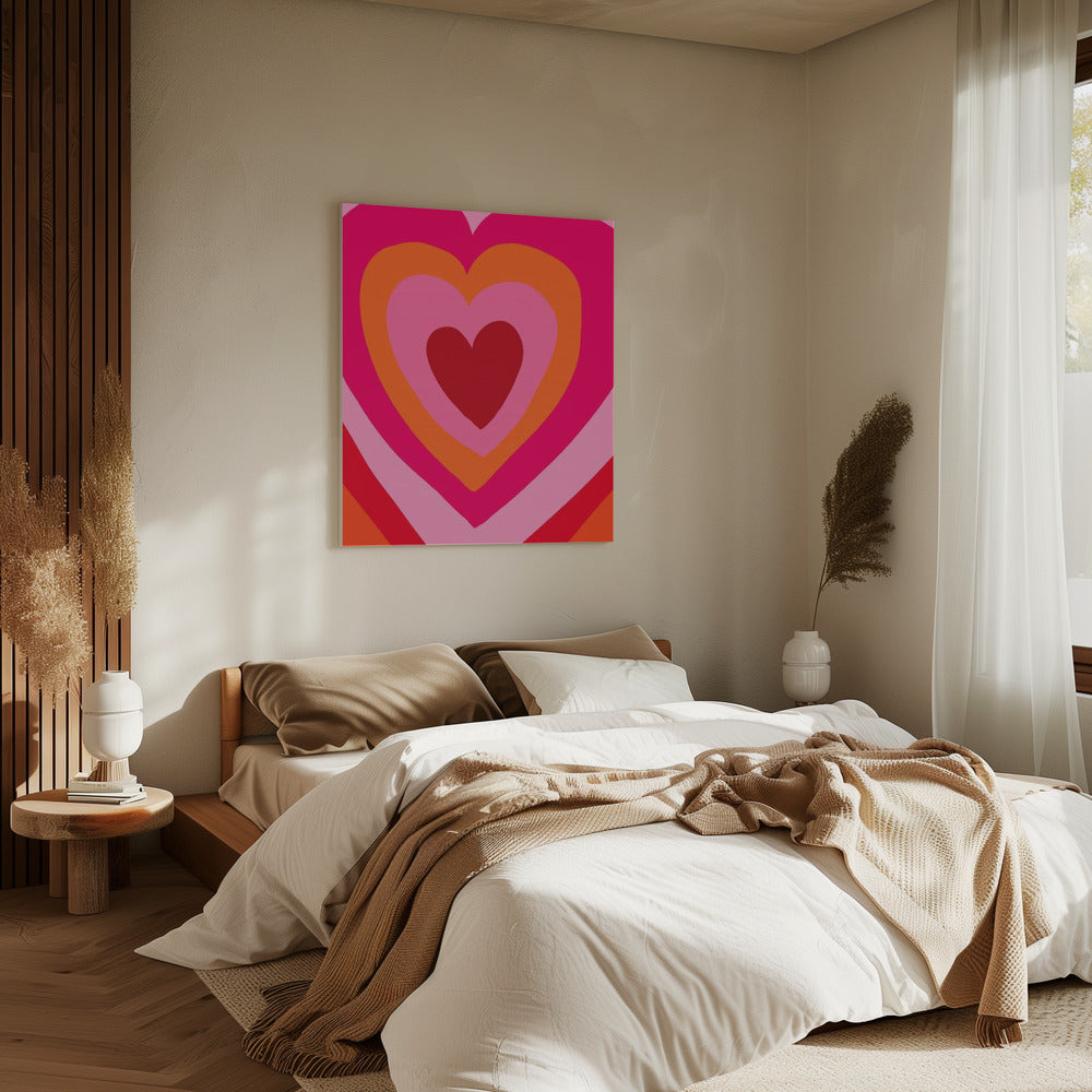 Heart Layers Harmony | Canvas