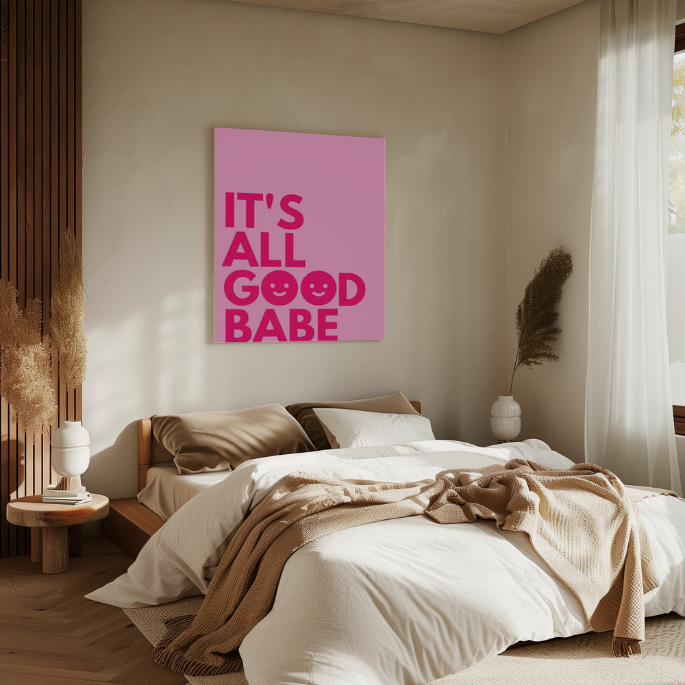 Pink Cheer Vibes | Canvas