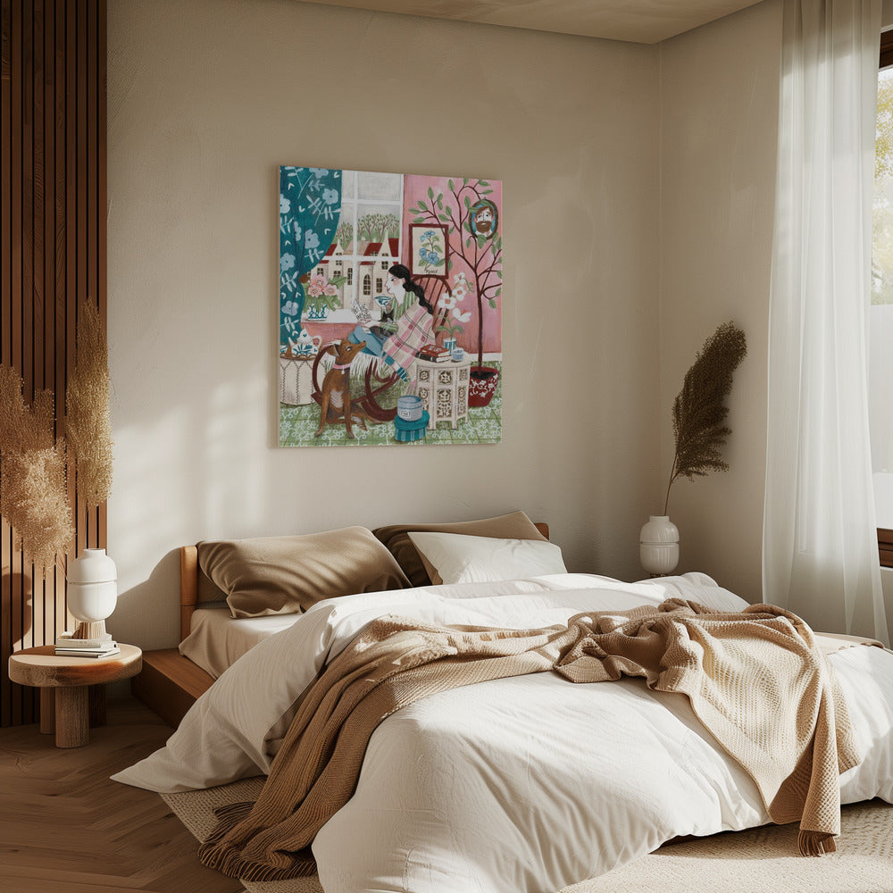 Liebe zum Lesen | Leinwand