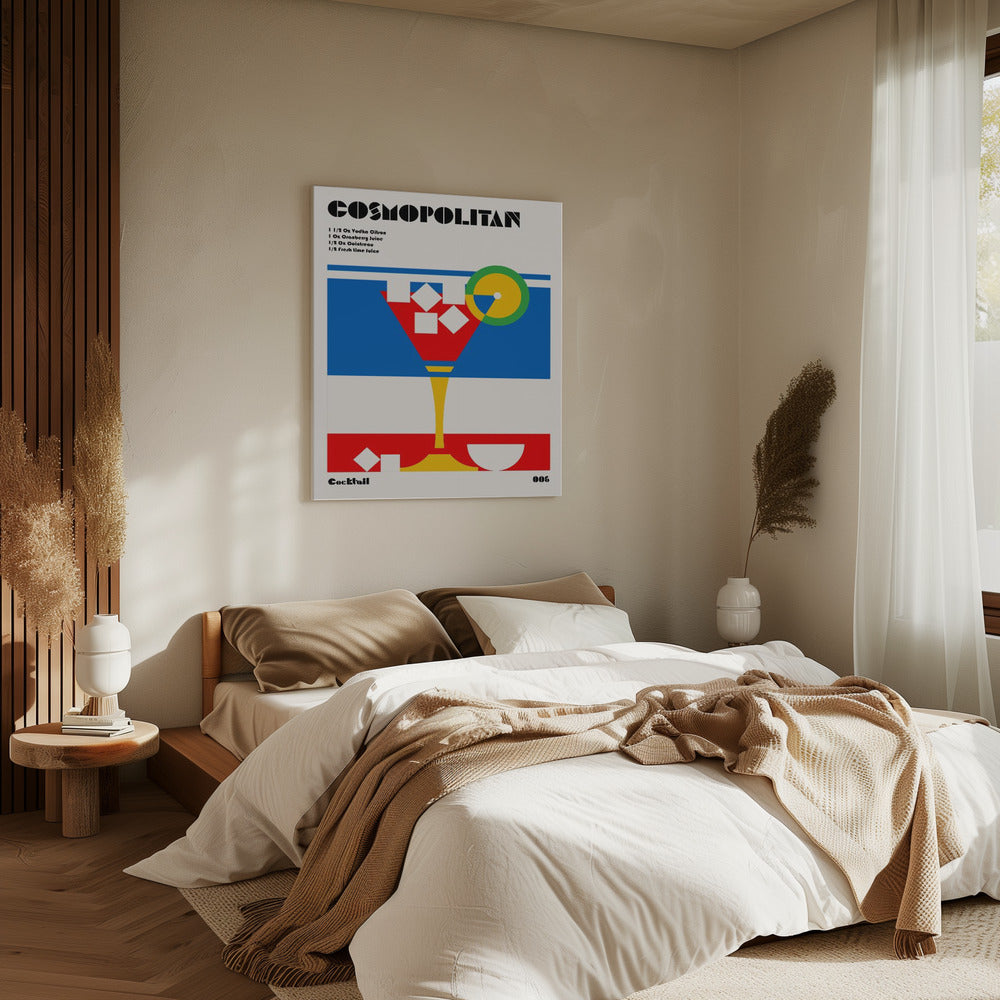 Cosmopolitan Bauhaus Cocktail | Leinwand