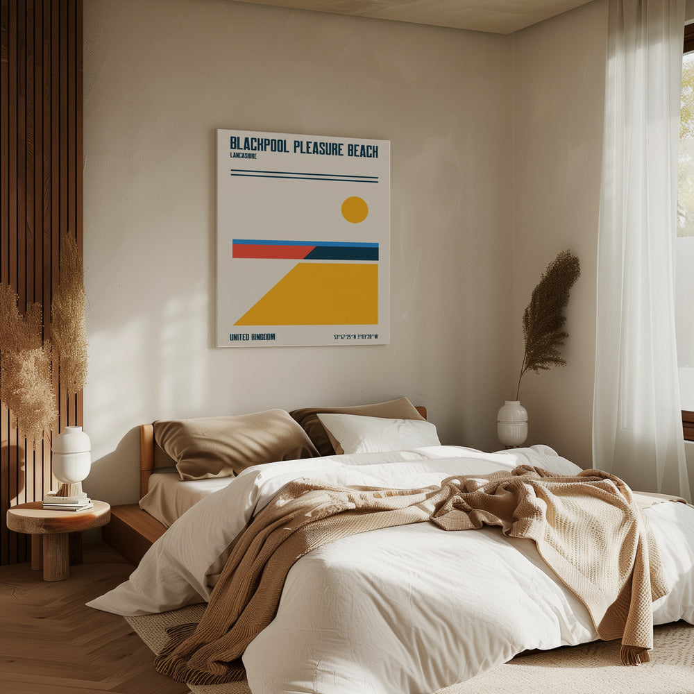 Blackpool Pleasure Beach Reiseposter | Leinwand