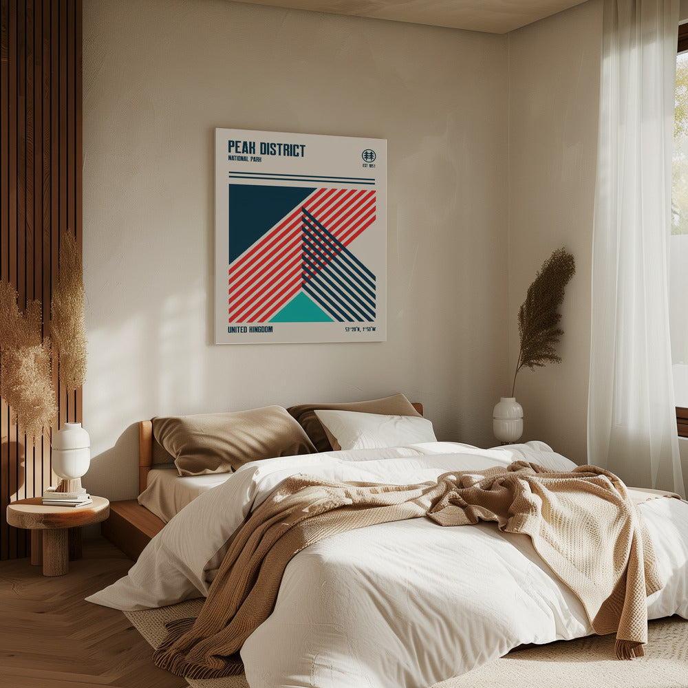 Peak District Nationalpark Reiseposter | Leinwand