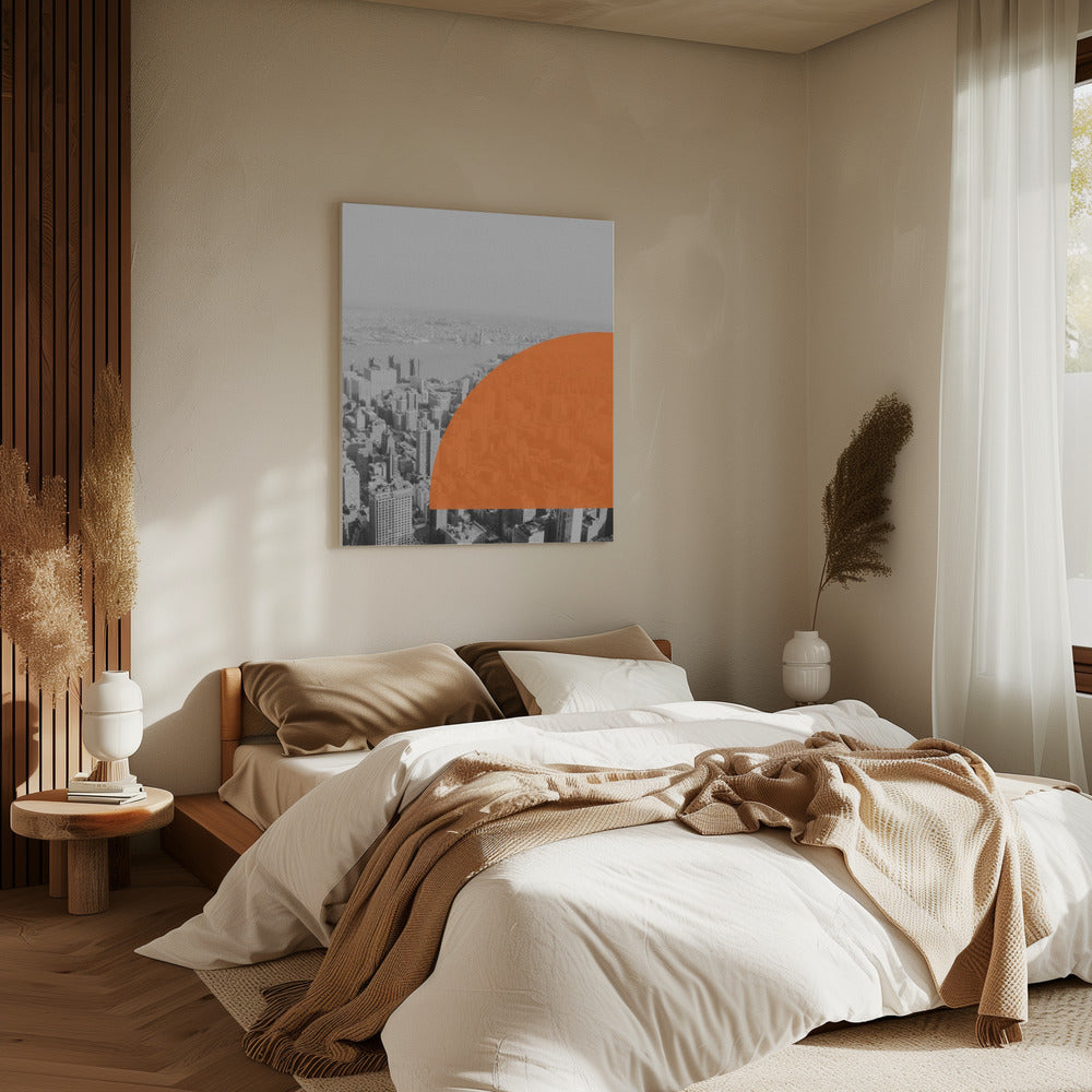 Urban Sunset Hues | Canvas