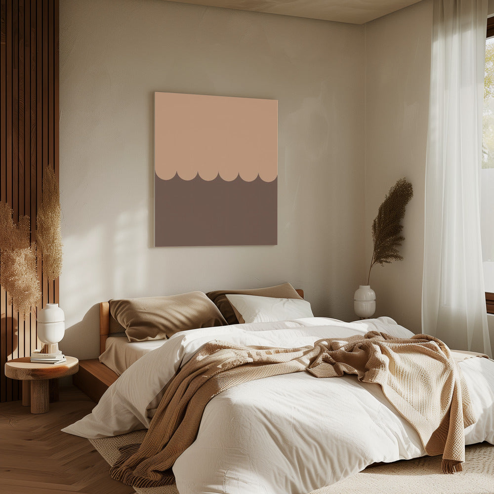 Pfirsich 19 | Leinwand