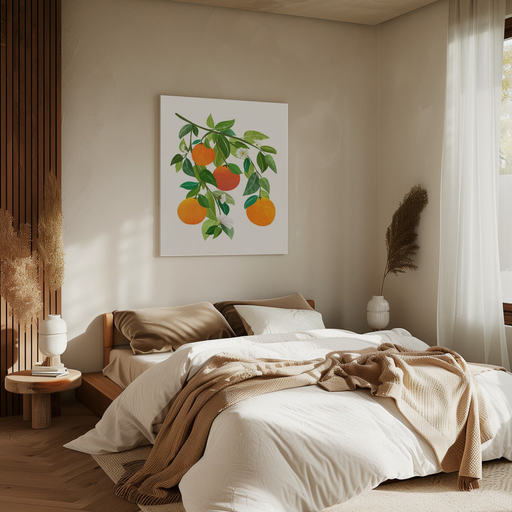 Oranges and Blossoms Ii | Canvas
