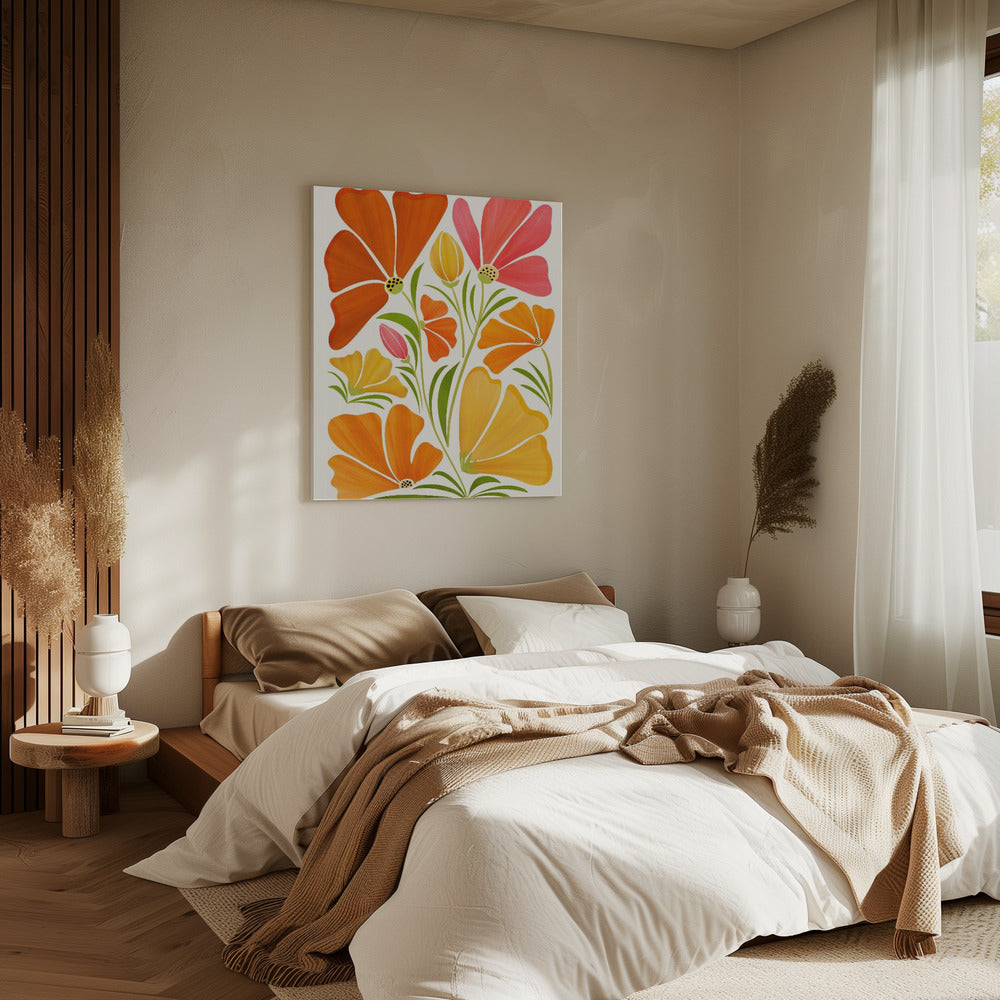 Frühlingswildblumen | Leinwand