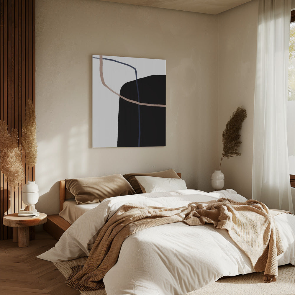 Harmonie geschwungener Linien | Leinwand
