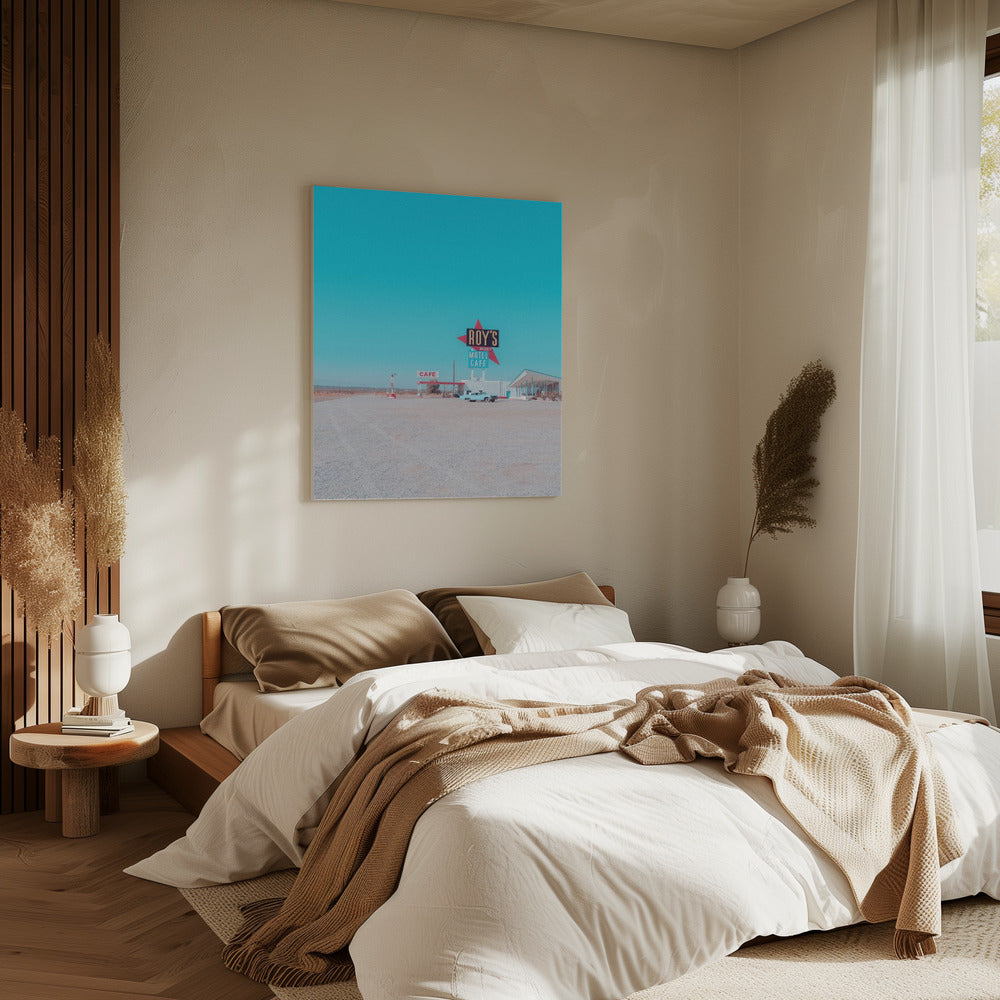 Roy's Motel Cafe Vintage Schild | Leinwand