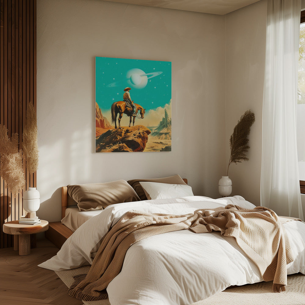 Ein westlicher Astronaut | Leinwand