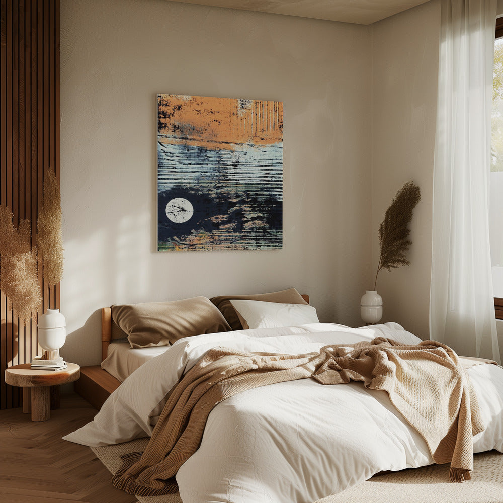 Monddunst-Reflexion | Leinwand