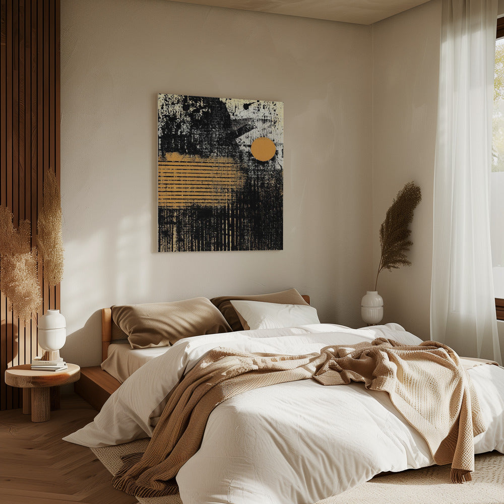 Pinselstriche mit strukturierten Mustern | Leinwand