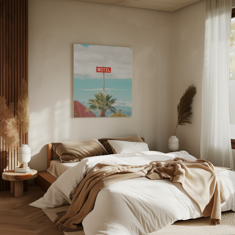 Dieses Motel ist für die Vögel | Leinwand