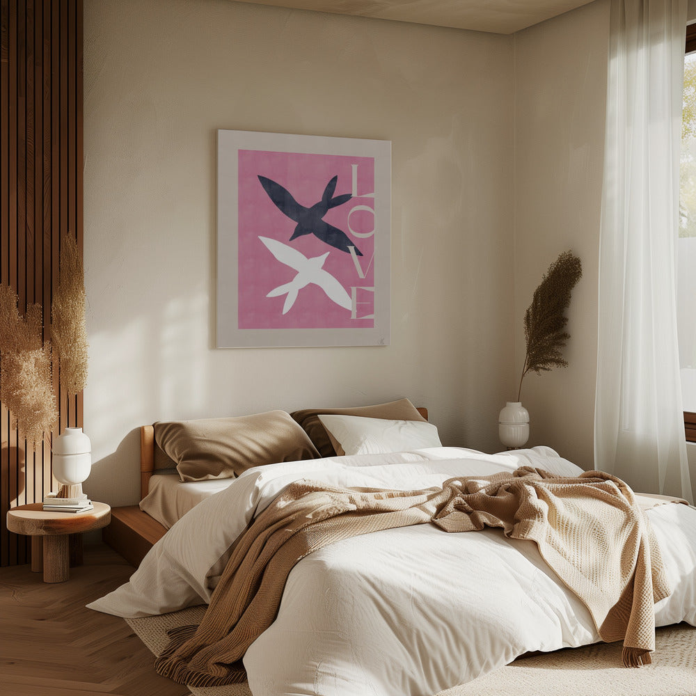 Birds in Love | Canvas