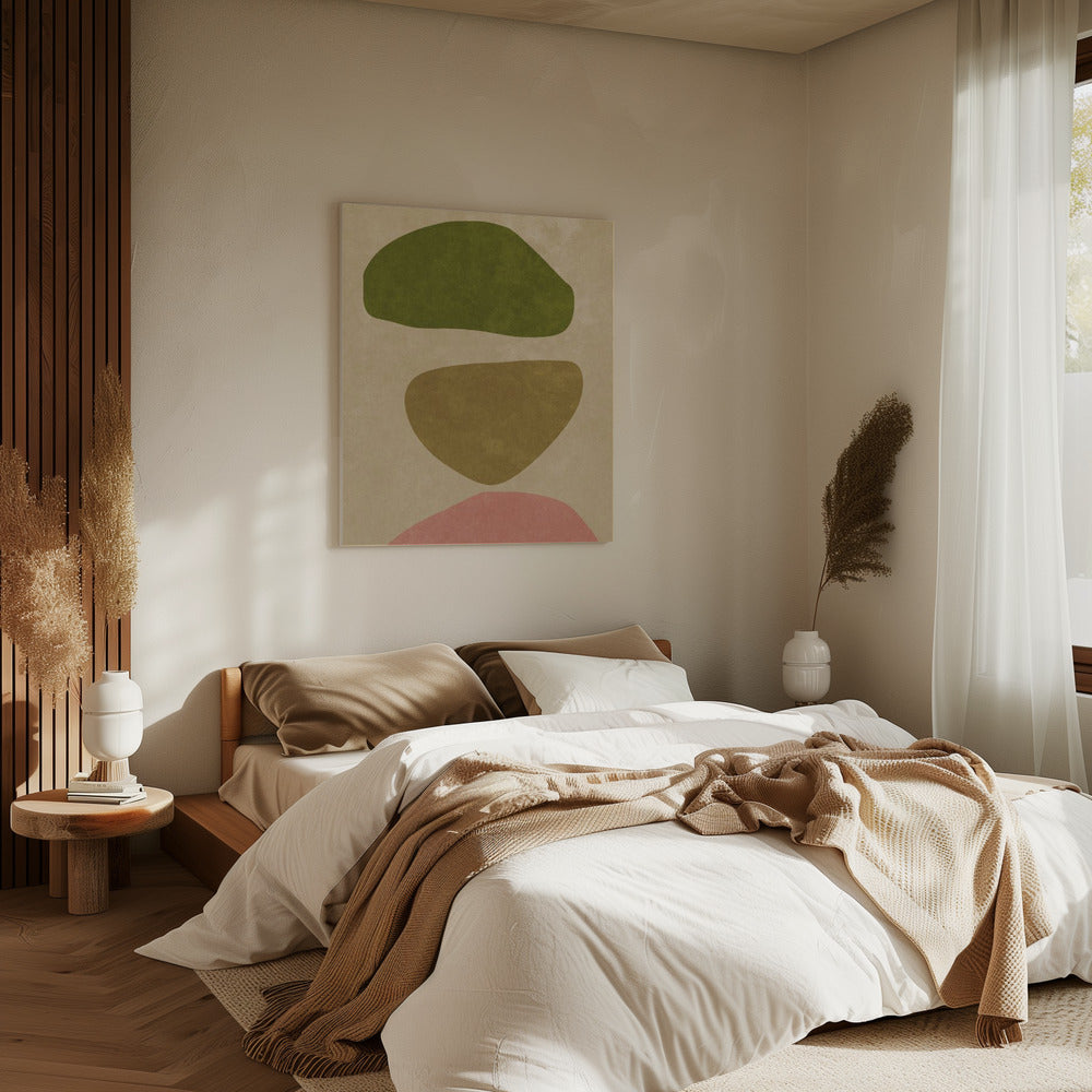Abstrakte Formen Akt | Leinwand