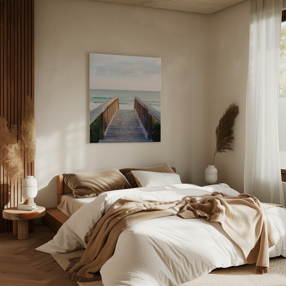 Pastell Ozean Sonnenuntergang VIII | Leinwand
