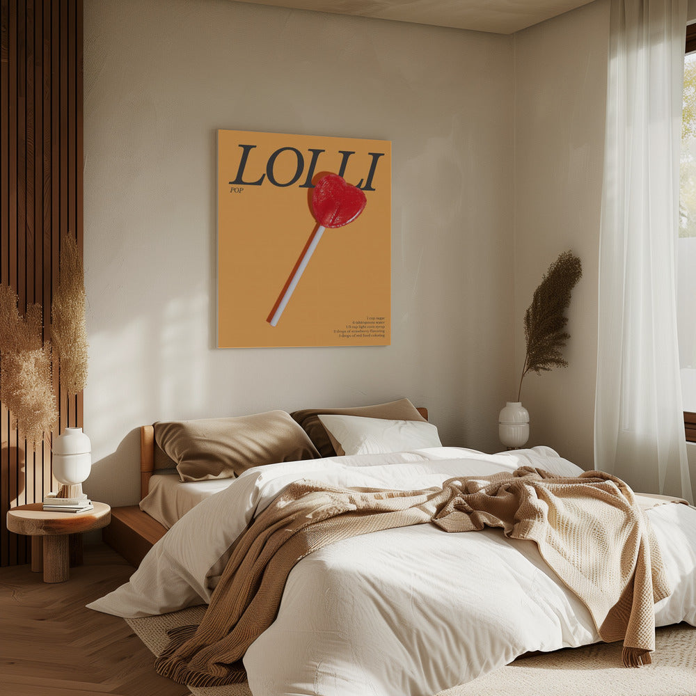 Heart Lollipop | Canvas
