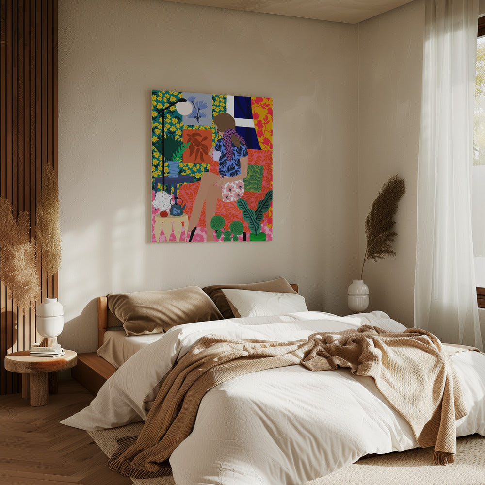 Tea time girl | Canvas