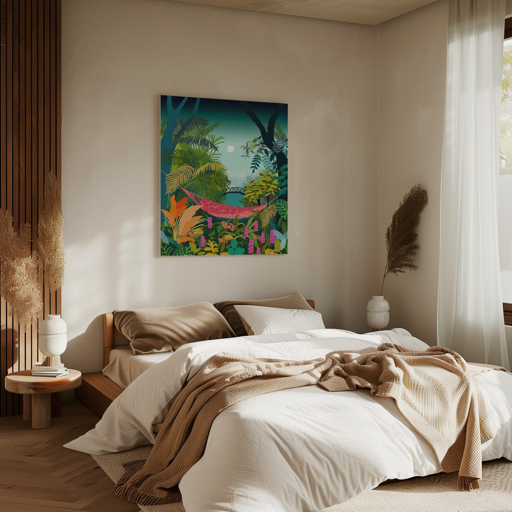 9933x14043 Din 141 Ruhe in der Hängematte.png | Leinwand