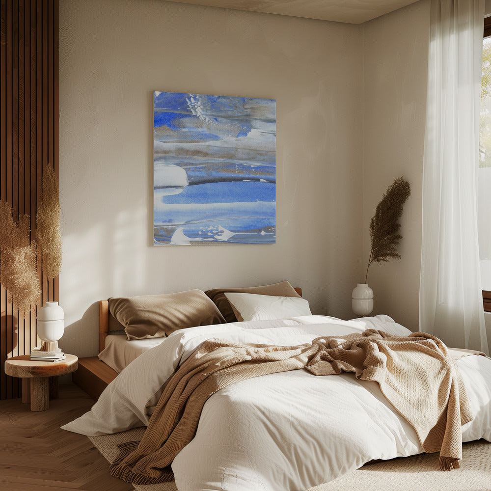 Dynamische bunte Pinselstriche | Leinwand