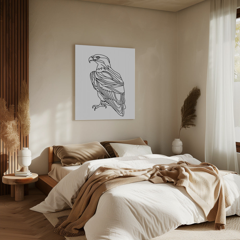 Linienadler | Leinwand
