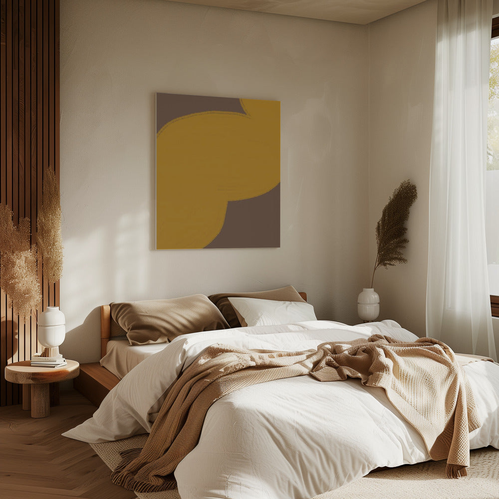 Goldener Fluss | Leinwand