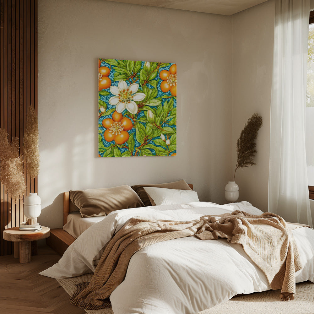 Orangenblüte Naturpflanze | Leinwand