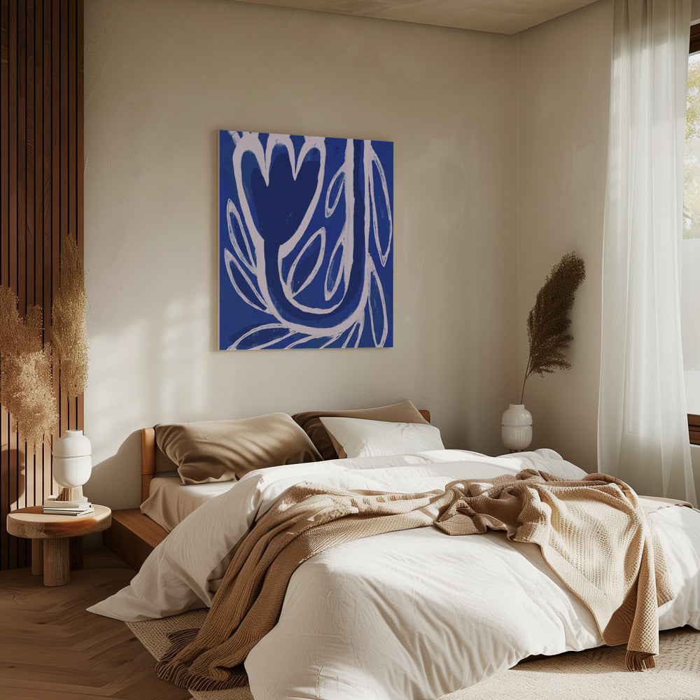 Florale Mitternacht | Leinwand