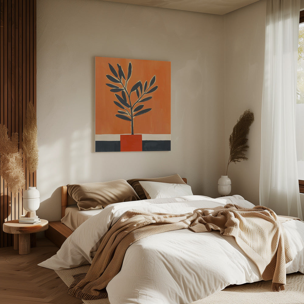 Orangenpflanze | Leinwand