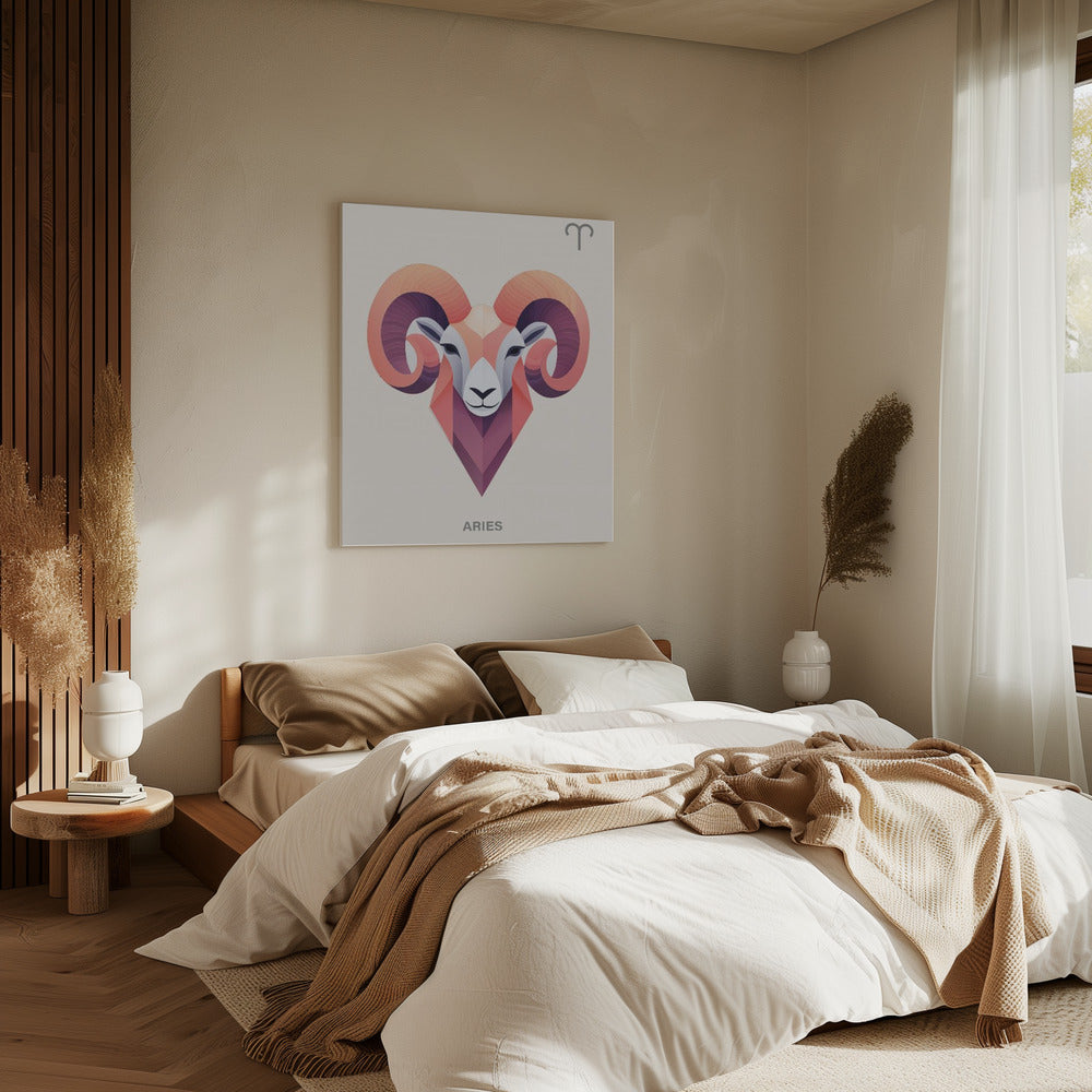 Sternzeichen Widder Kunst | Leinwand
