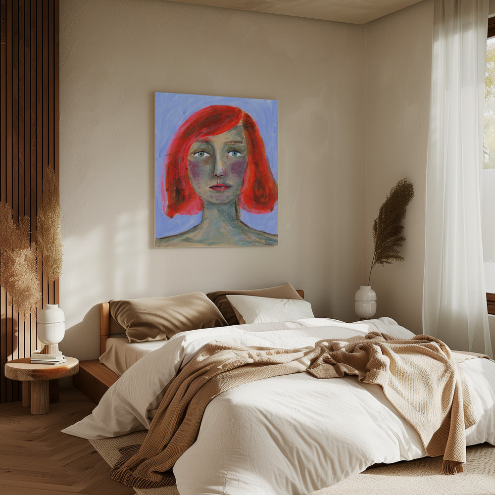 Red Head | Canvas