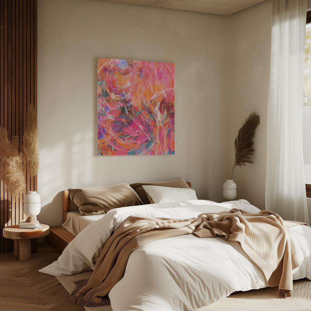 Bunte Blumenblätter | Leinwand