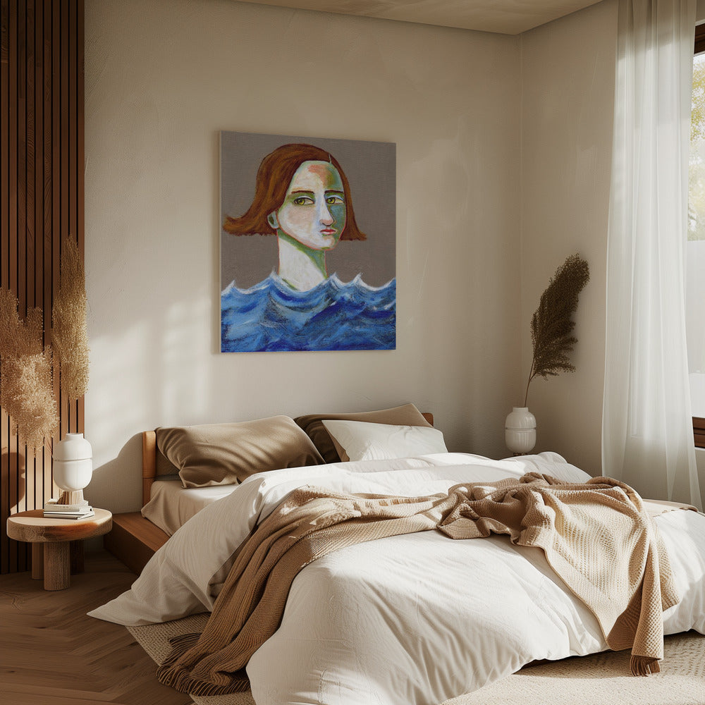 Der Schwimmer | Leinwand