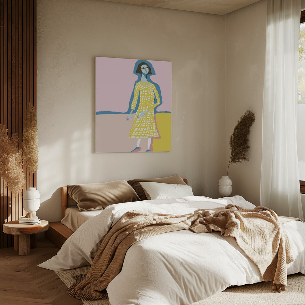 Blaue Dame | Leinwand
