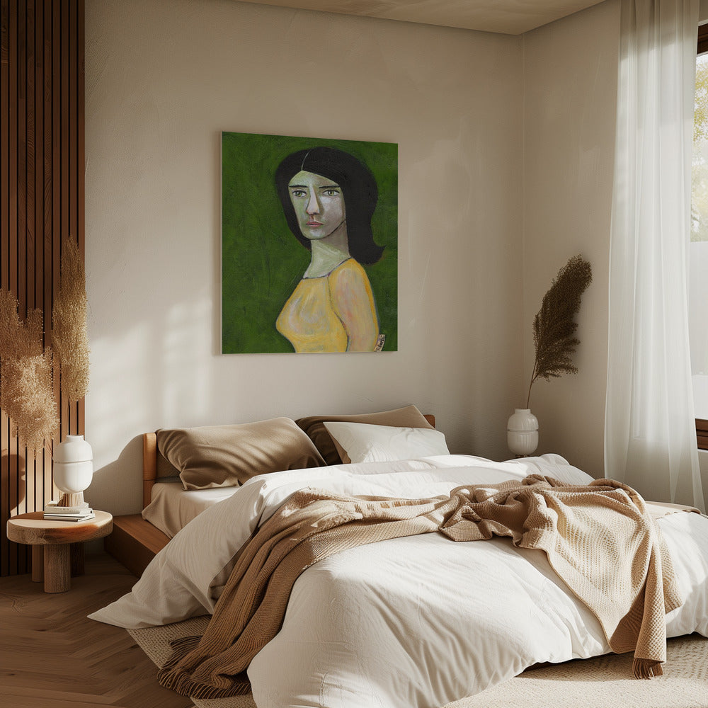 60er Jahre Frau | Leinwand