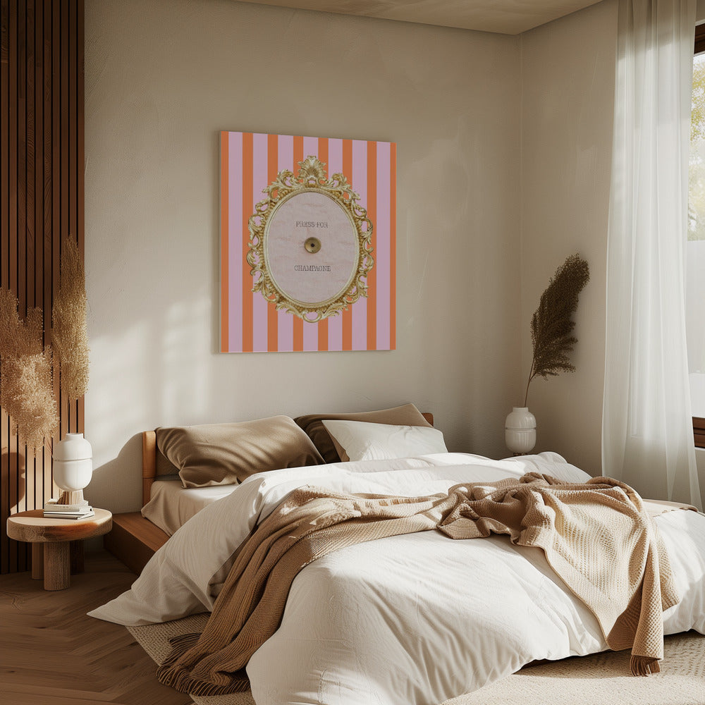 Champagnerpinkorange Verhältnis2x3 | Leinwand