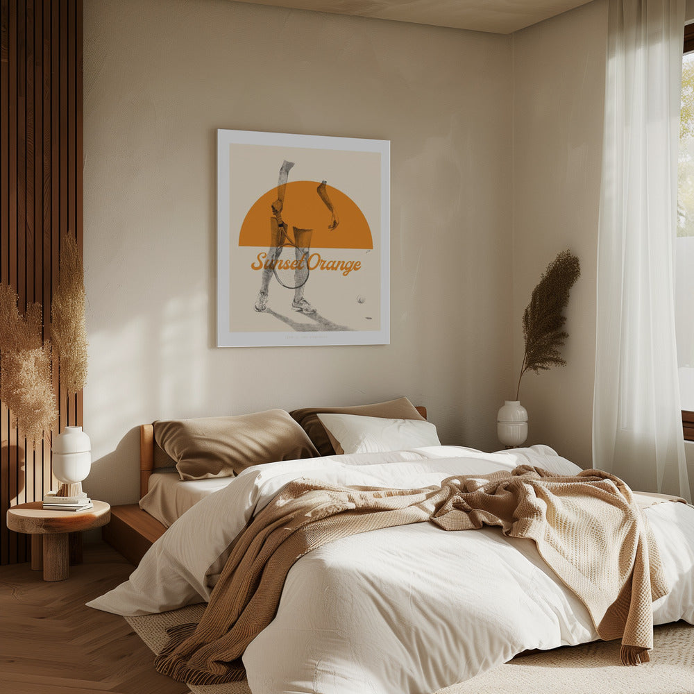 Sonnenuntergang Orange | Leinwand