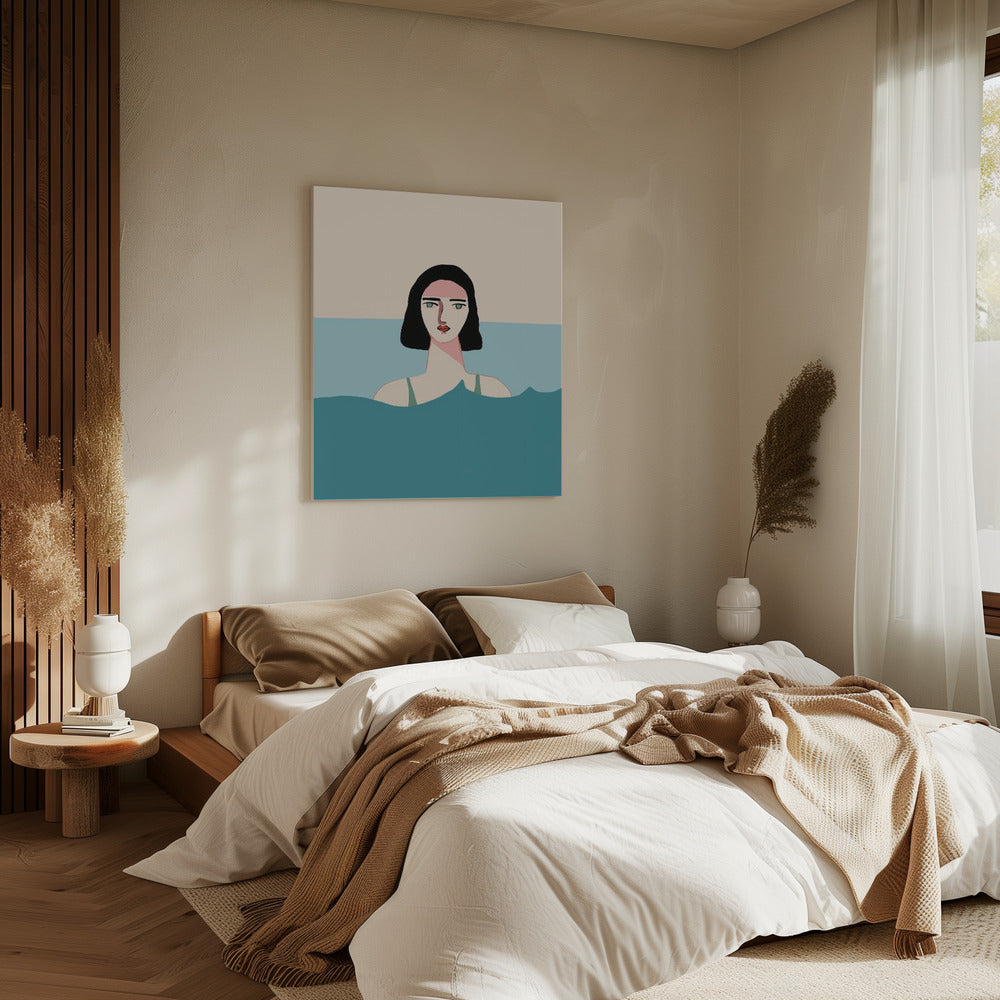 Ozeanschwimmer | Leinwand