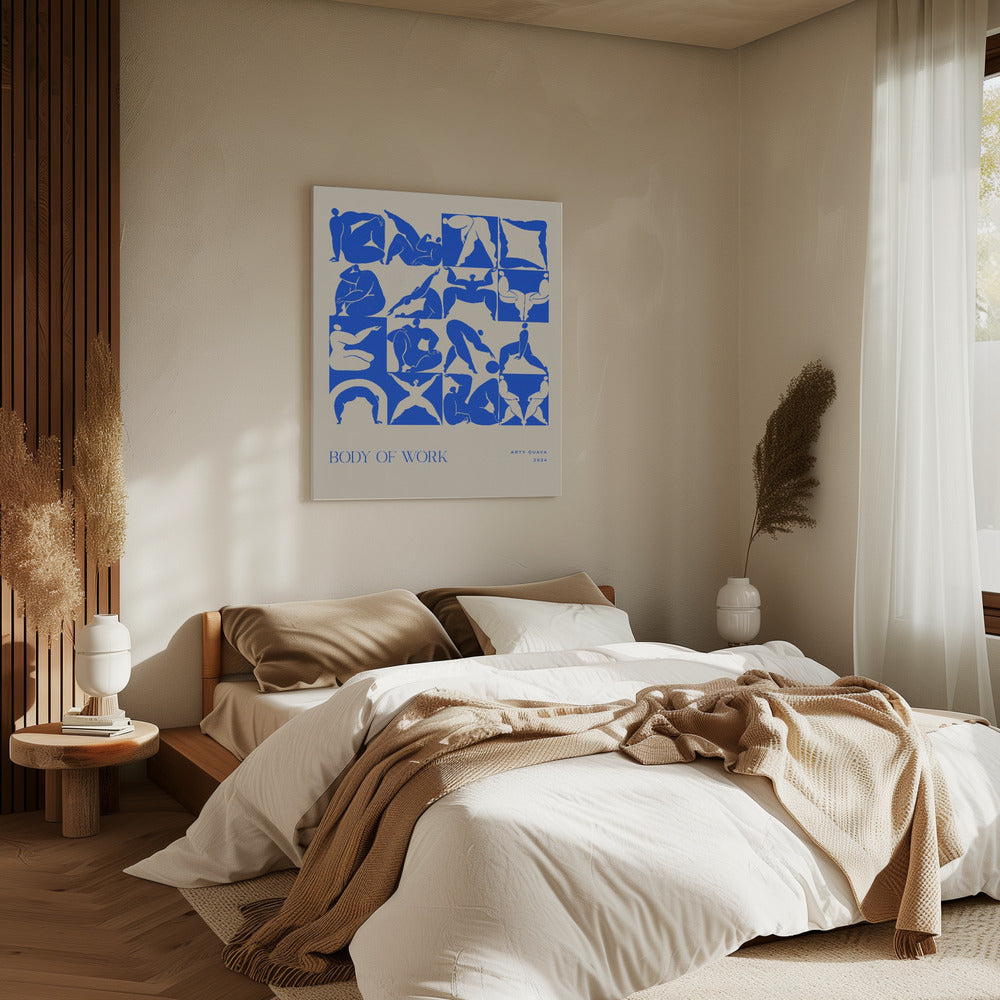 Werk (blau) | Leinwand