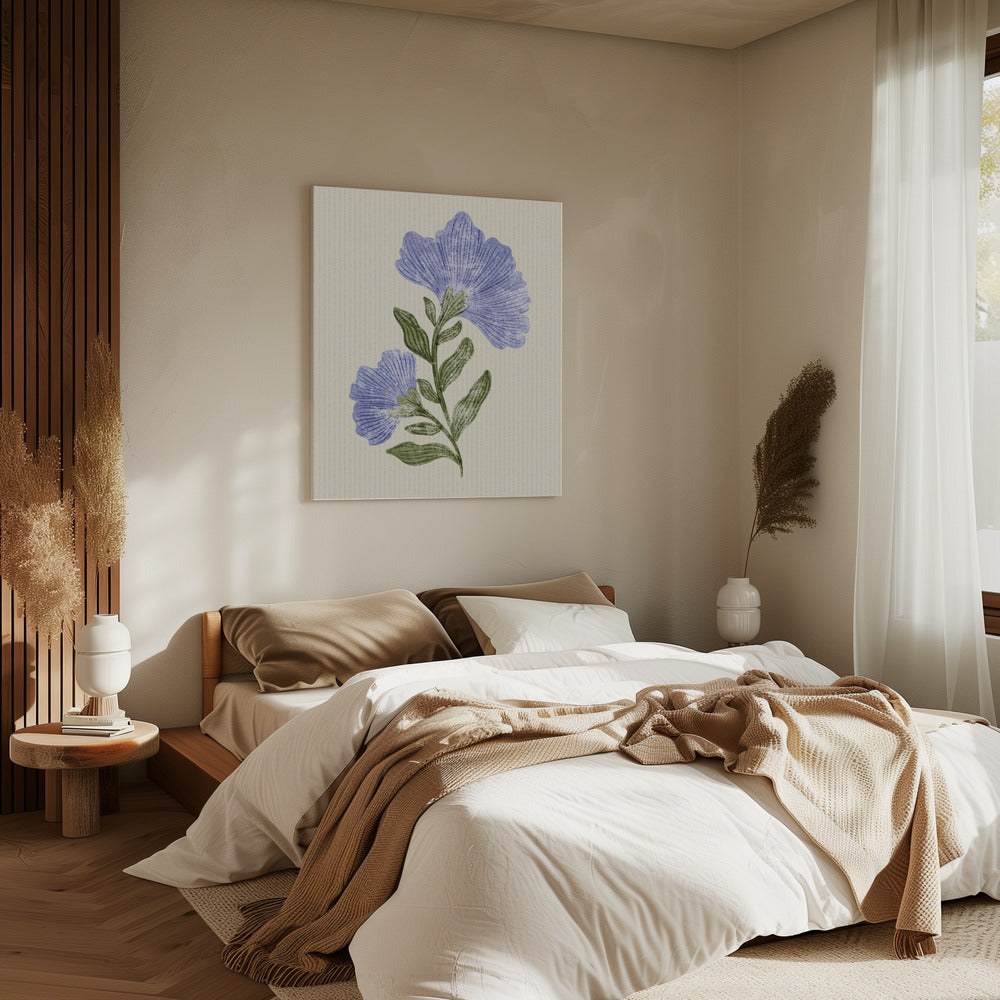 Vintage Blume | Leinwand