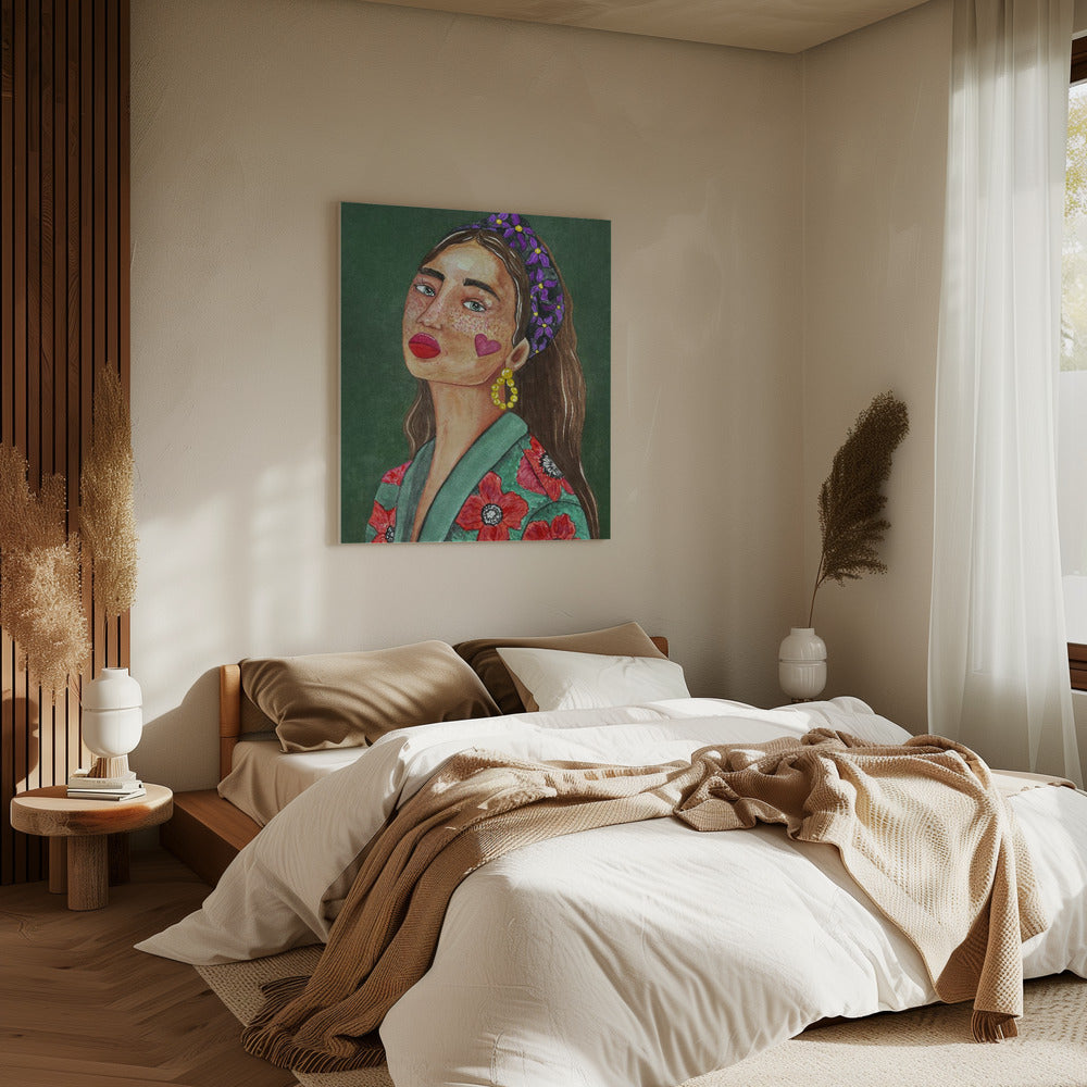 Girl with Hairband | Canvas