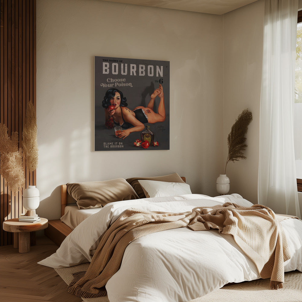 Babes of Bourbon Band 6 Wähle dein Gift Sexy Pinup | Leinwand