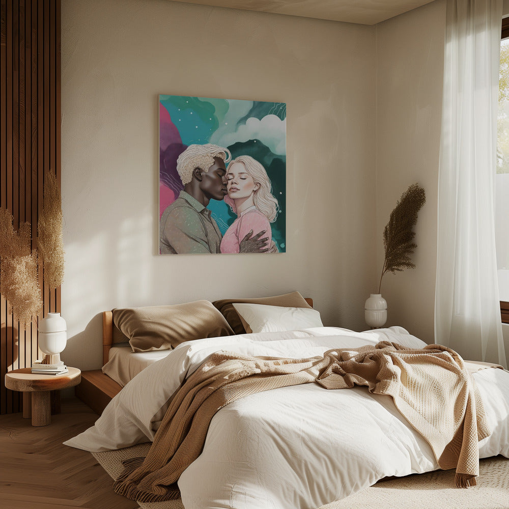Kosmische Romantik | Leinwand