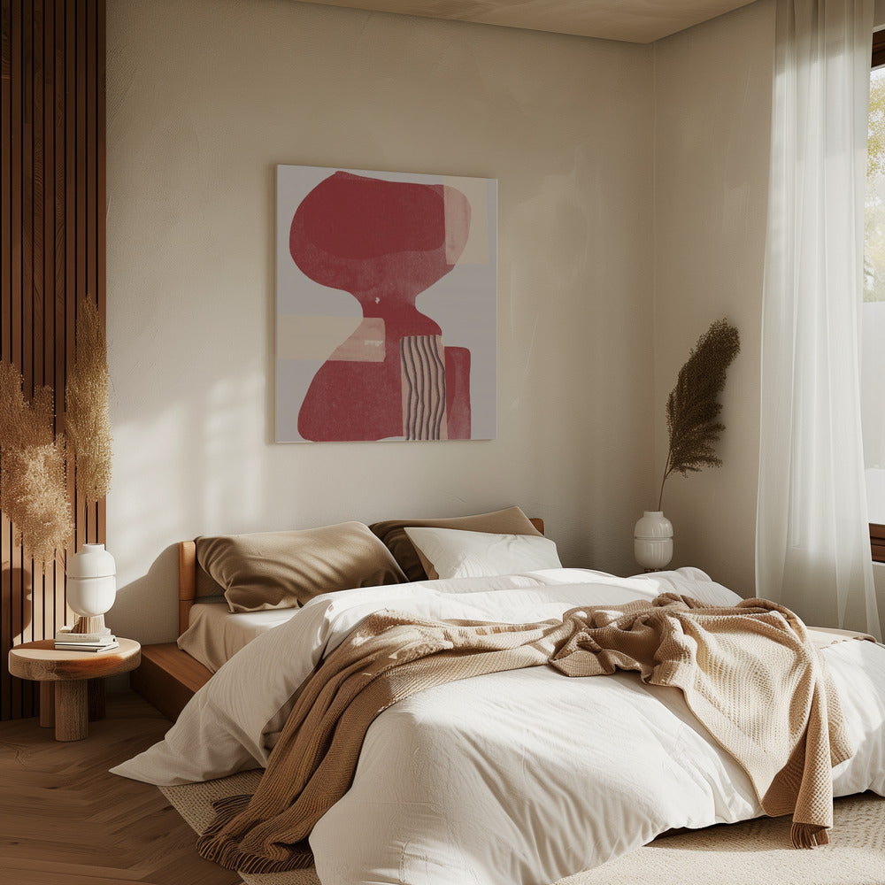 Crimson Harmony | Canvas