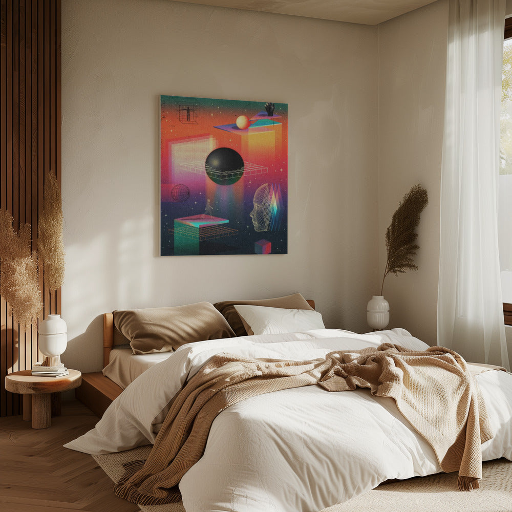 Zwischen den Dimensionen | Leinwand