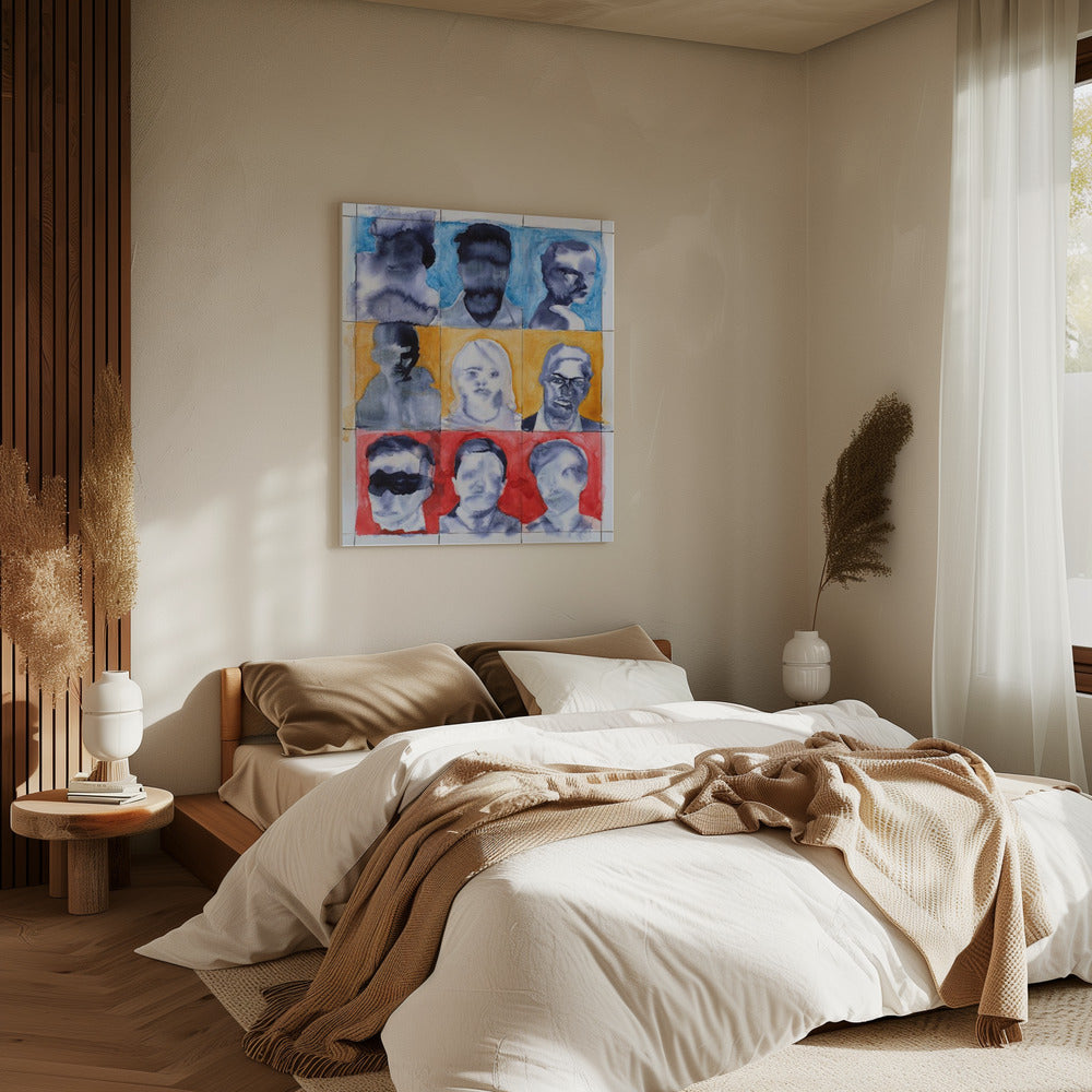 Headshot-Raster Nr. 1 | Leinwand