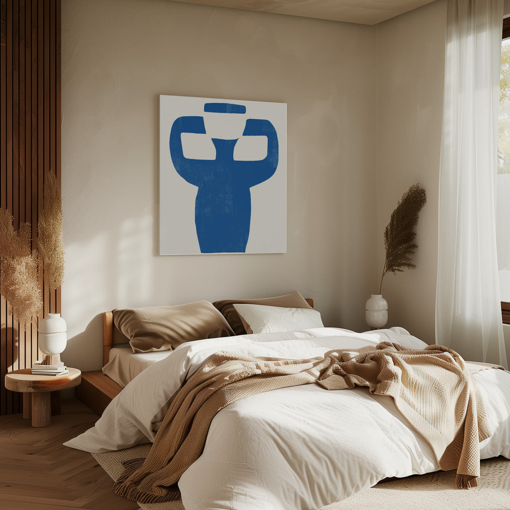 Vase Blue 04 | Canvas