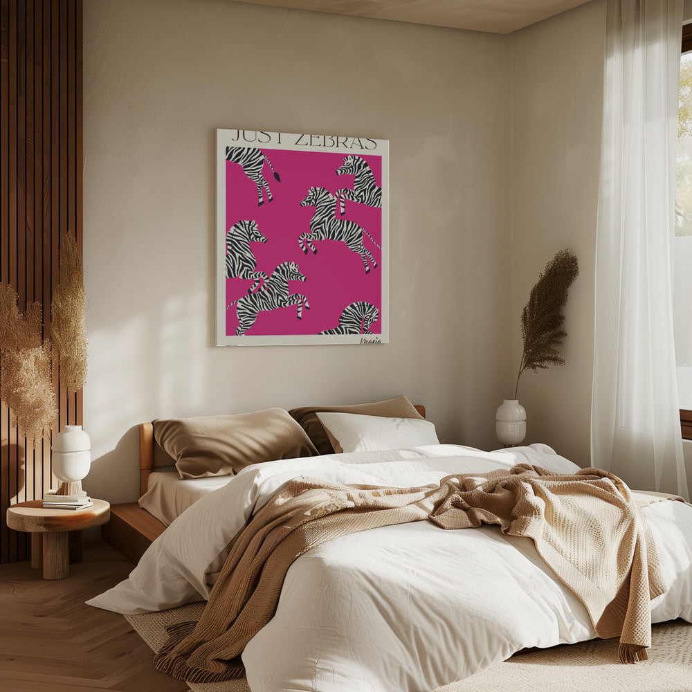 NUR ZEBRAS. Zebra Kollektion | Leinwand