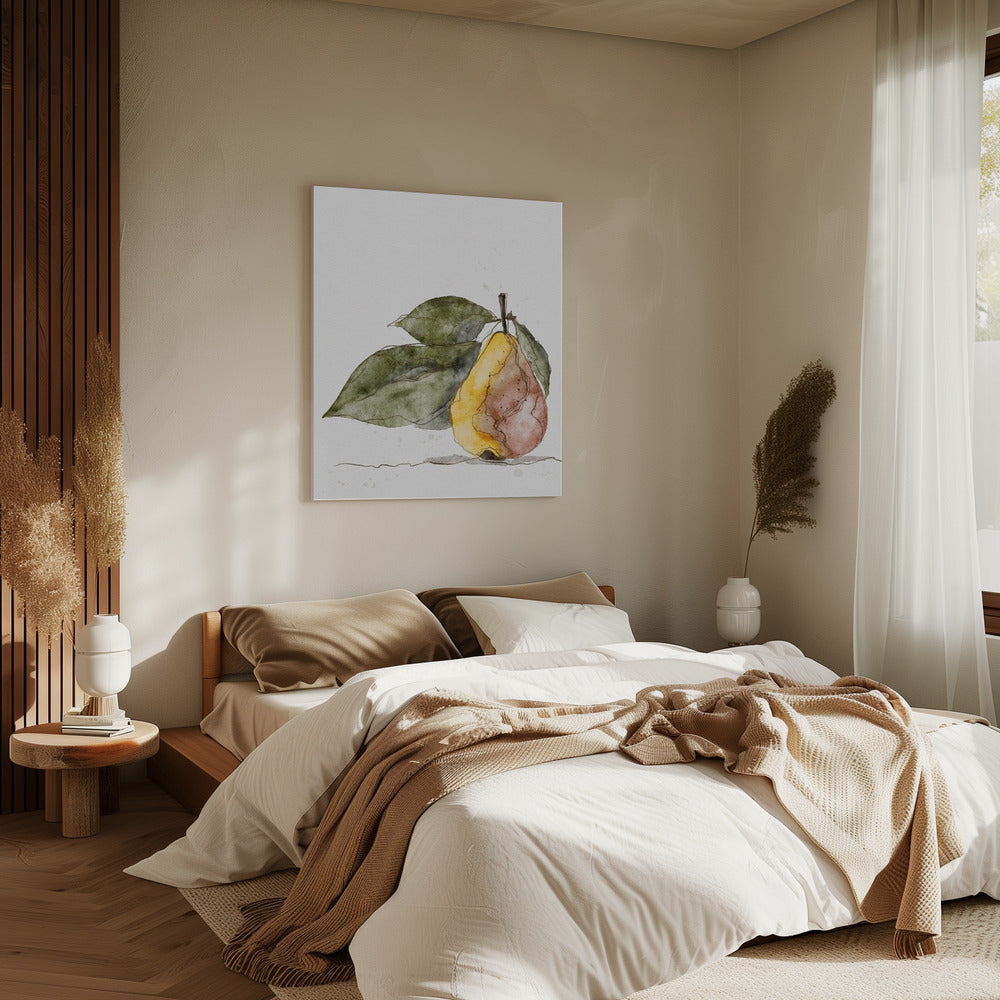 SAFTIGE BIRNE | Leinwand