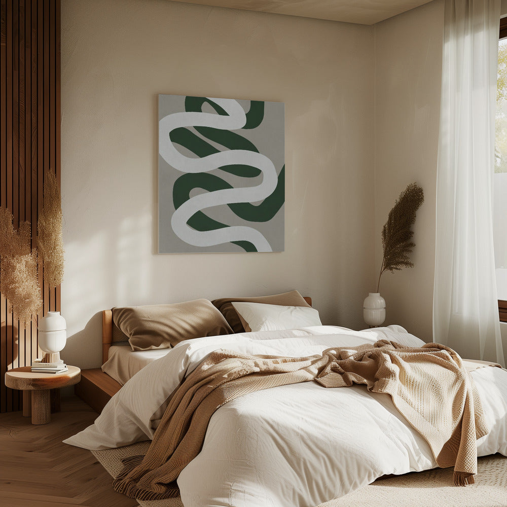 Expressionistische Kurven 3 | Leinwand